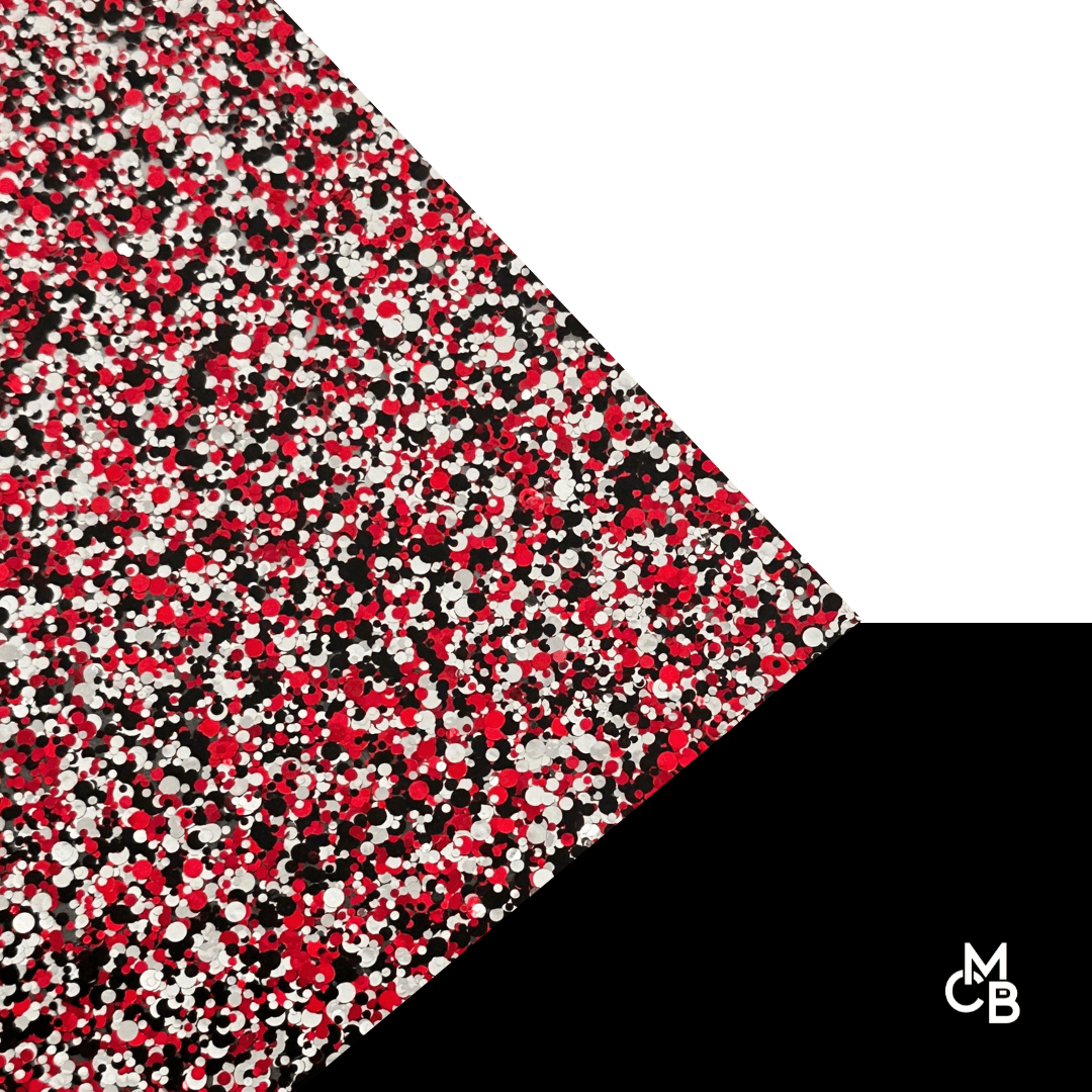 1/8" TRBP Custom Glitter Dots Cast Acrylic Sheets