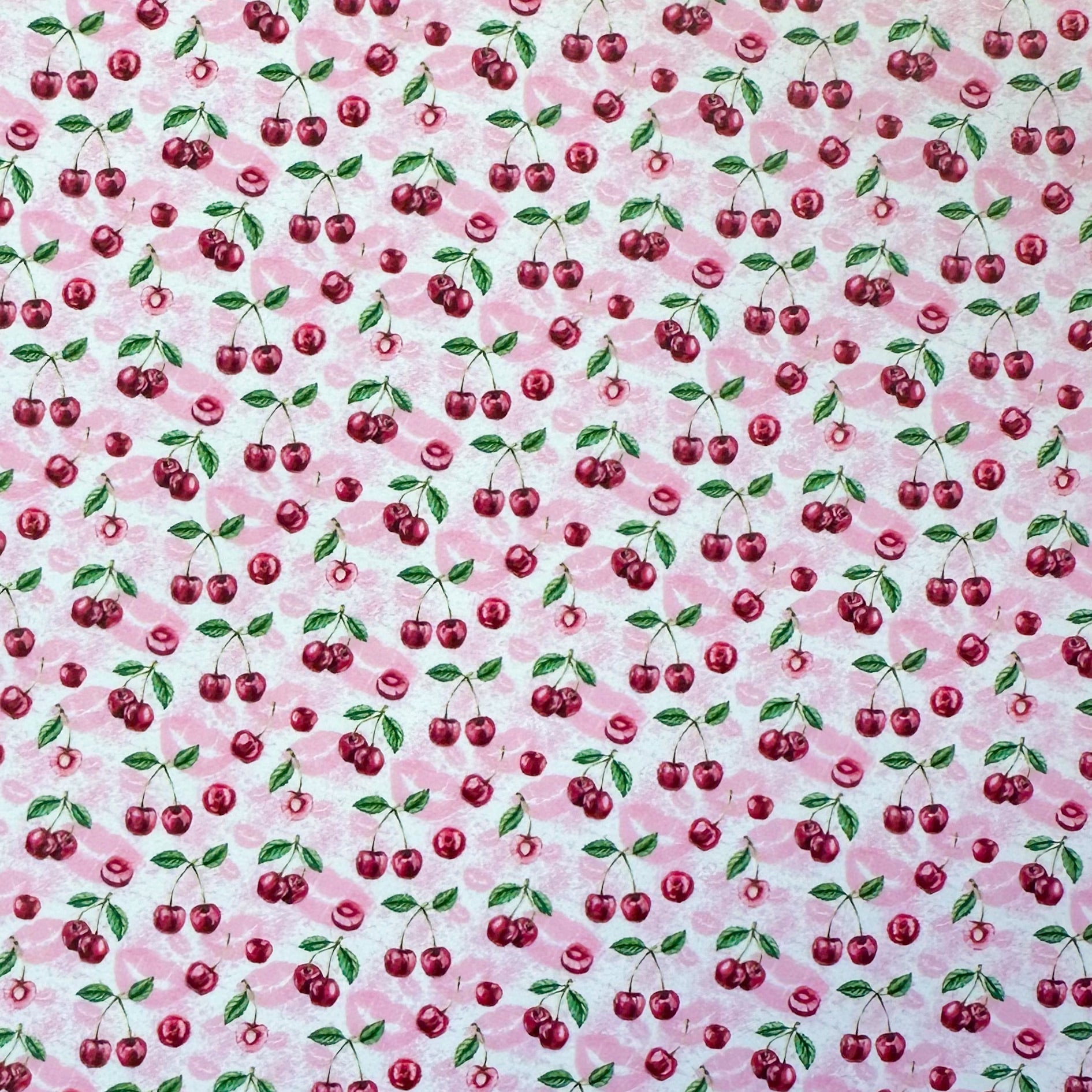 Cherry Lips Pattern Acrylic Sheet - Custom Made Better product image