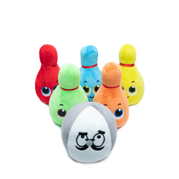 plush bowling set