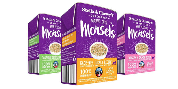Stella & Chewy's Marvelous Morsels Cartons 5.5oz Canned Cat Food