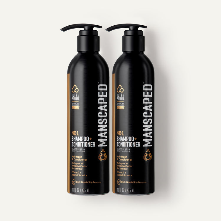Verdeelstuk emmer binding MANSCAPED™ 2-in-1 Shampoo & Conditioner | UltraPremium Cologne-Infused Shampoo  & Conditioner for Men | MANSCAPED UK