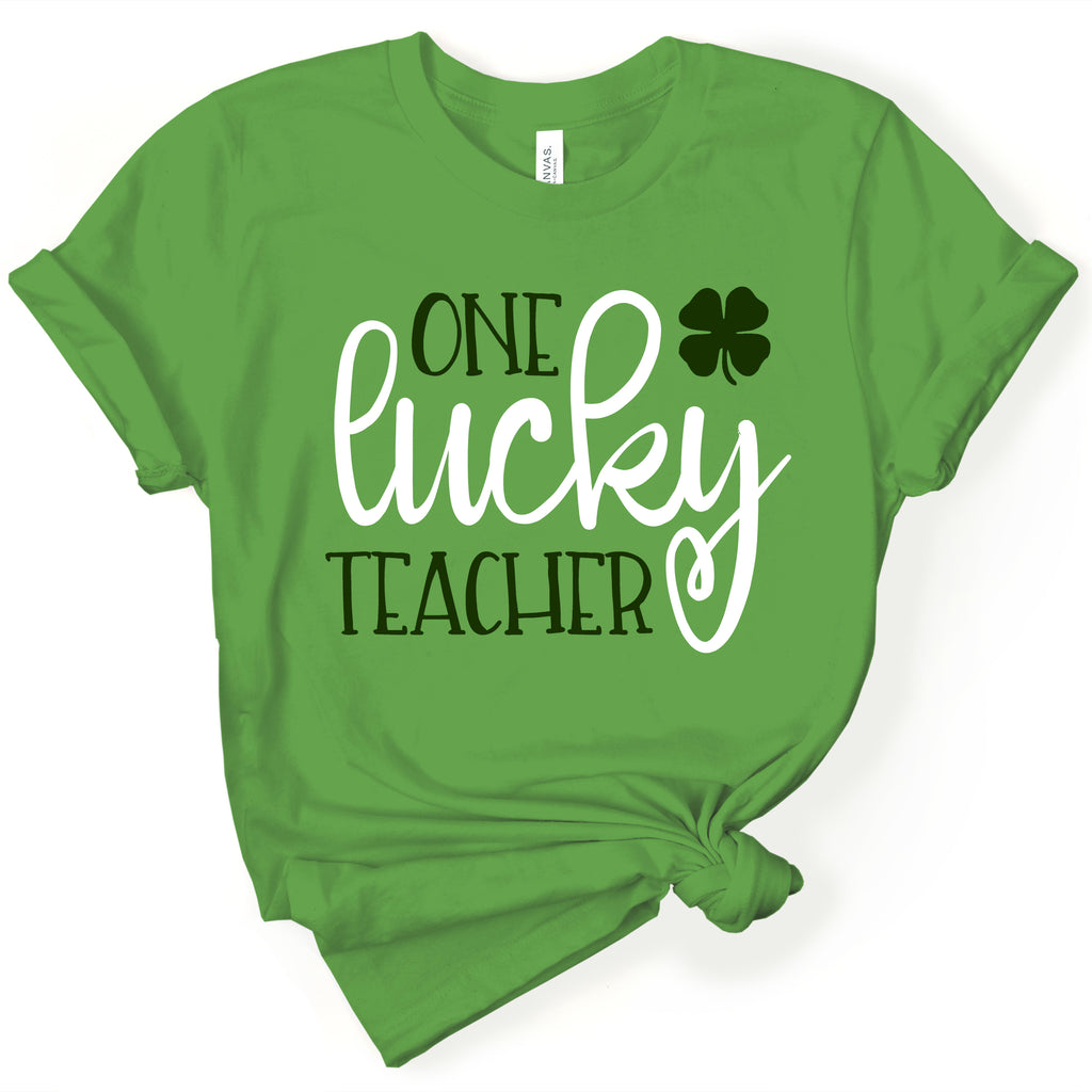 One Lucky Teacher Unisex T-Shirt – Flop The World Pop