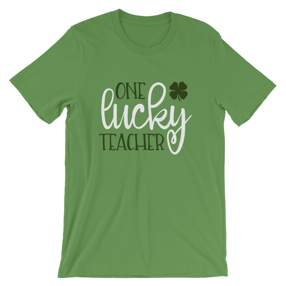 One Lucky Teacher Unisex T-Shirt – Flop The World Pop