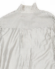 Load image into Gallery viewer, Striped Silk Designer Popover Blouse