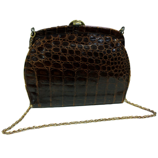 Rare Hermes Mini Alligator Clutch Handbag Mint | Clutch handbag, Vintage  hermes, Vintage clutch