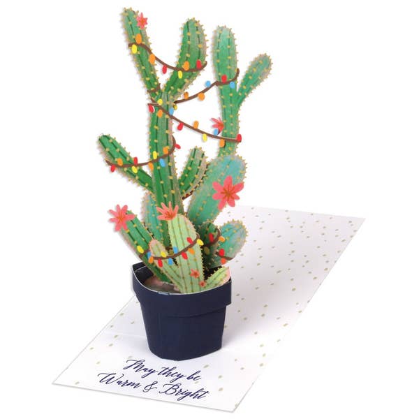 Christmas Cactus Pop Up Card Red Letter Days Kent