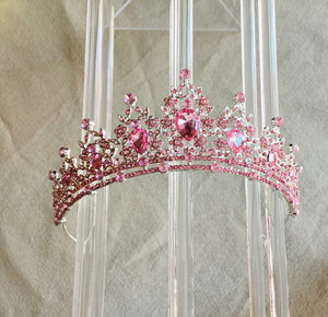 Small Bubblegum Pink Tiara - The Sunflower Market 