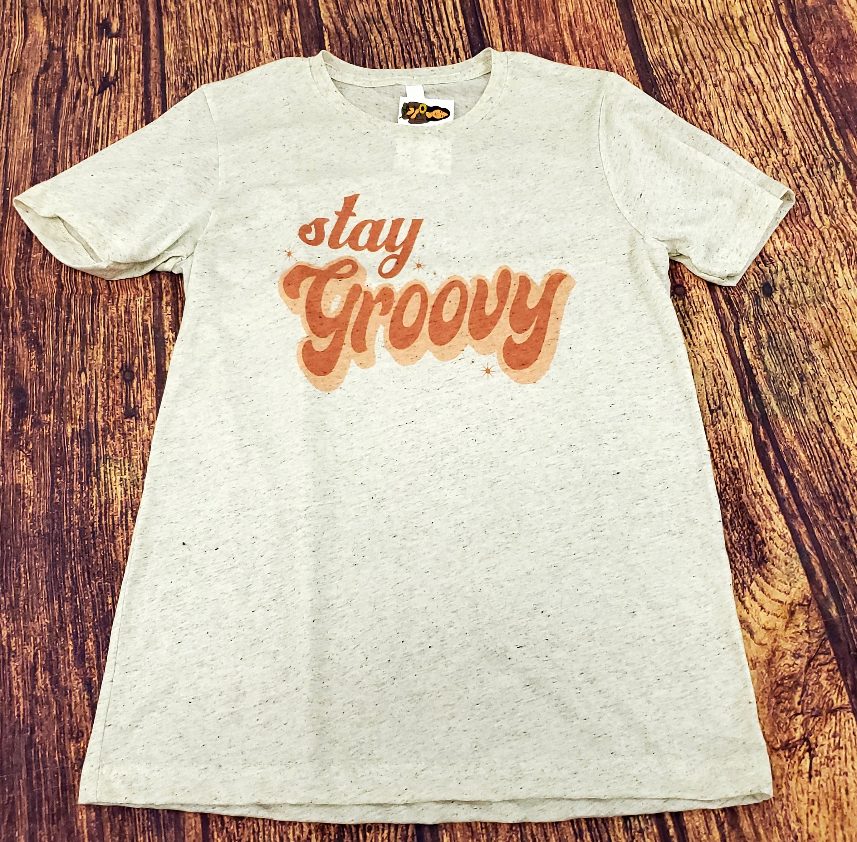 Stay Groovy Retro inspired Tee