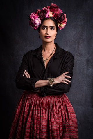 Frida Kahlo Inspired Portrait