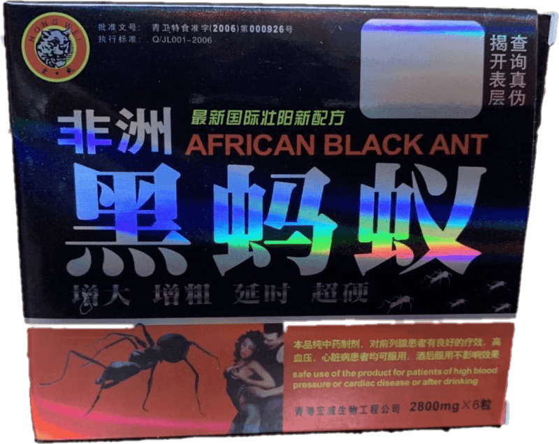 Black Ant King African Black Ant Male Enhancement Real Deal Packs