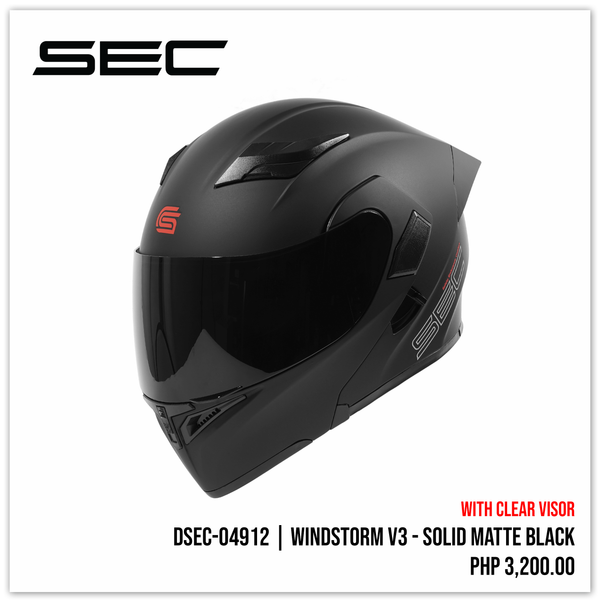 sec open face helmet