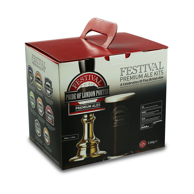 Festival 40 Pint Home Brew Beer Kit - Pride of London Porter