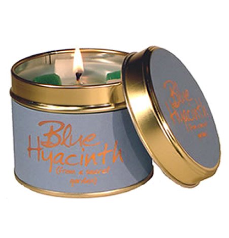 Lily Flame Blue Hyacinth Candle Tin Candle Tin Lily Flame 
