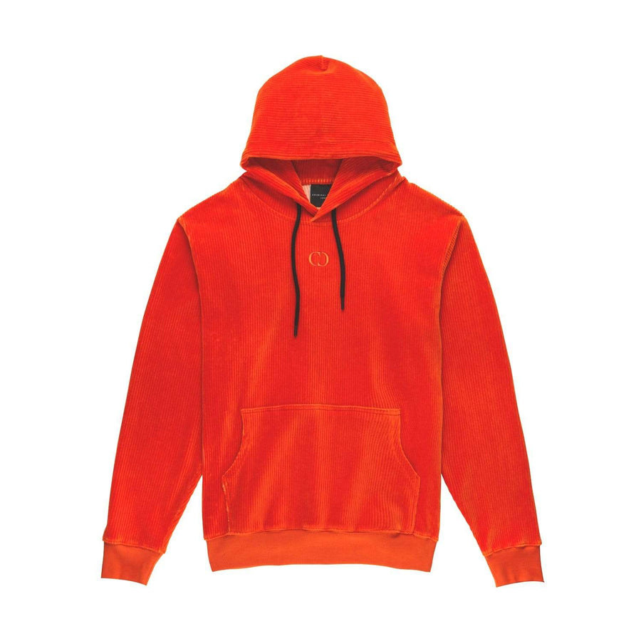  Cord Hoodie - Orange 