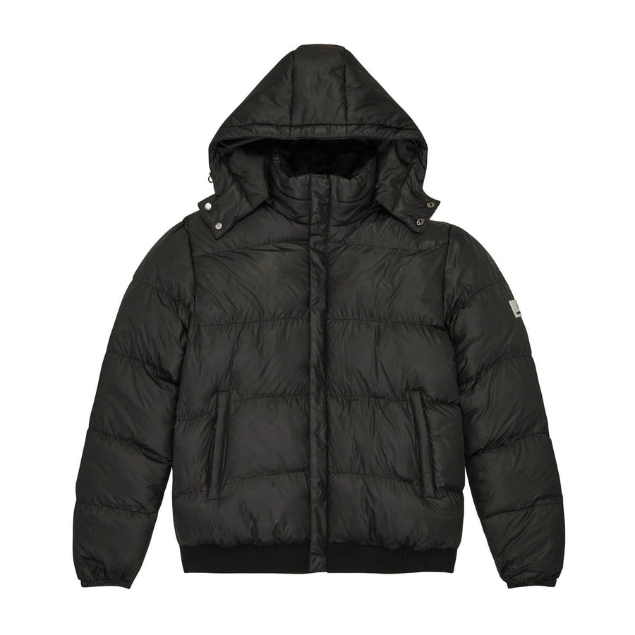  SHINE PUFFER JACKET - BLACK 