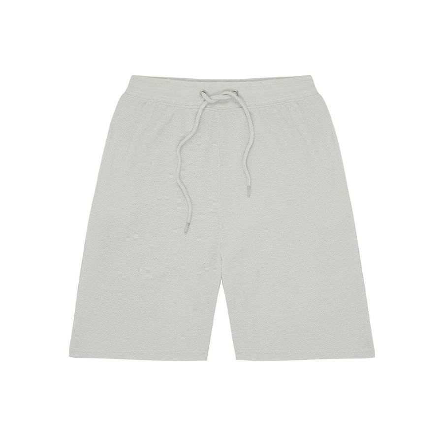  PIQUE KNITTED SHORT - GREY 