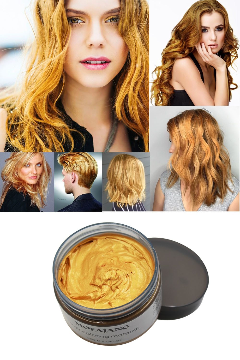 Colorful Hair Wax Blond Hair Red Hair Color Of Hair Hair Dye Hair