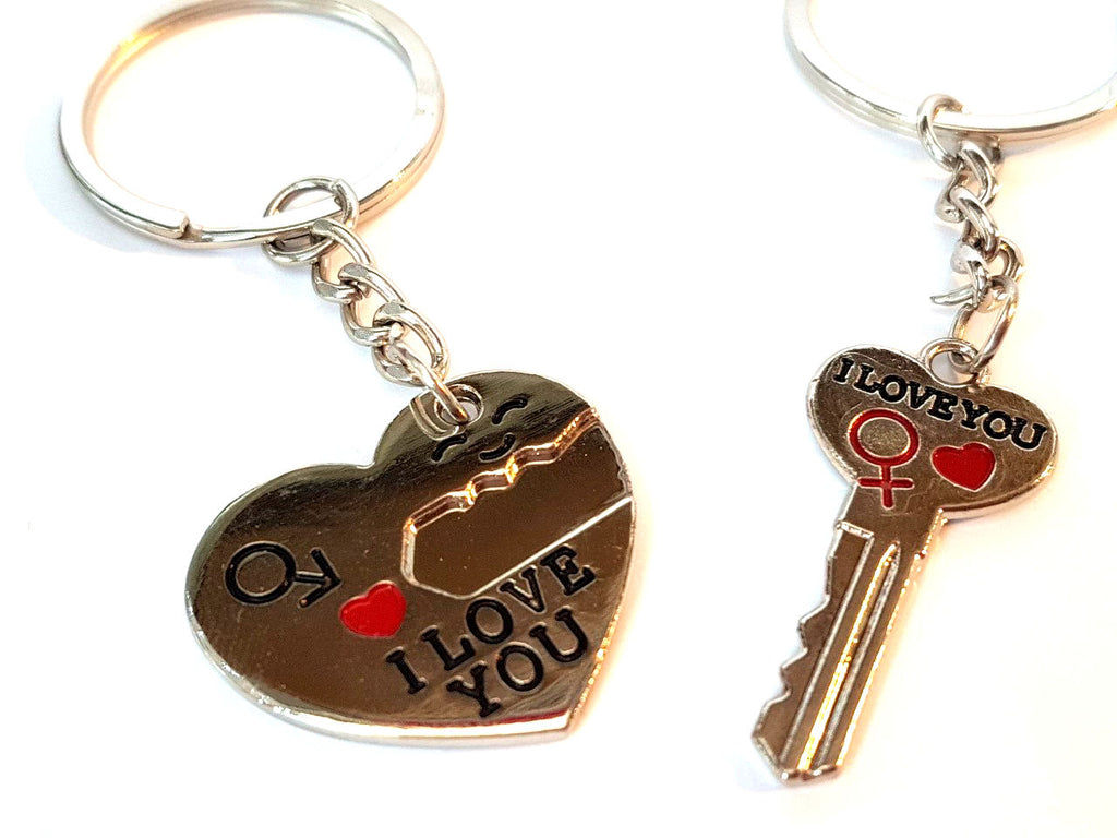 I Love You Couples Keyrings 