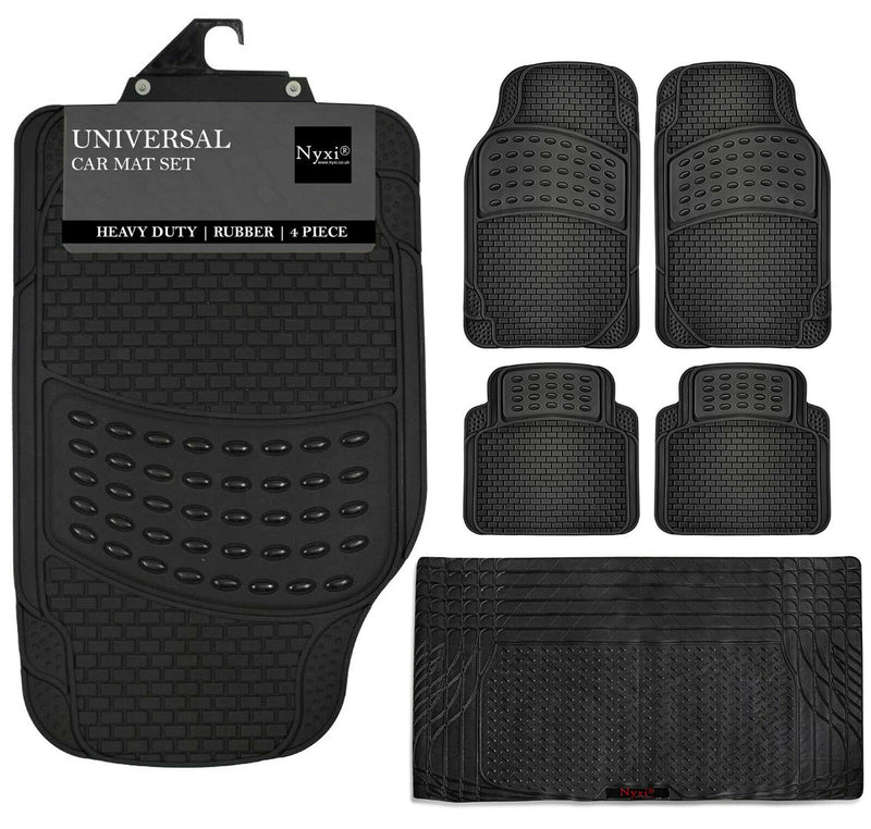 Large 4 / 5 Piece Front Rear Car Mat Carpet Non-Slip Universal Van Mat