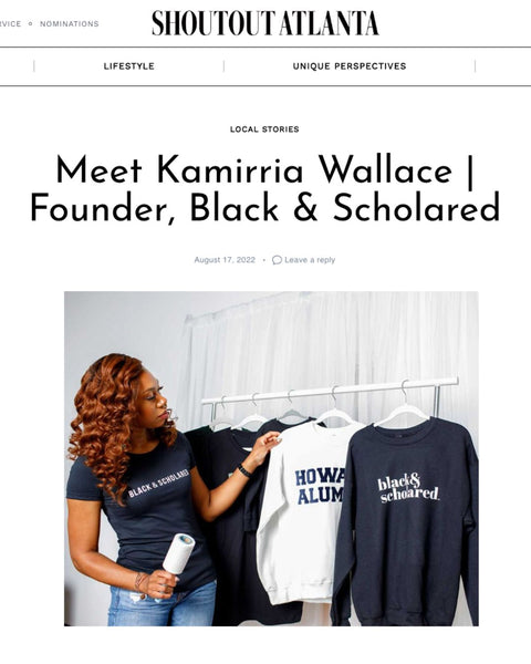 Shoutout Atlanta | Black & Scholared Article