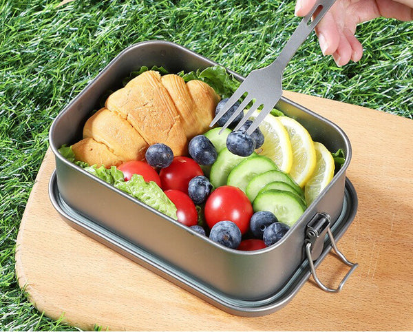 Titanium Lunch Box Single