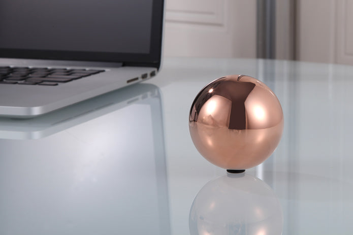 Trance Metals | Solid Kilogram Copper Sphere | Dad Gifts | Bookshelf | Office Decor | Gifts for Men