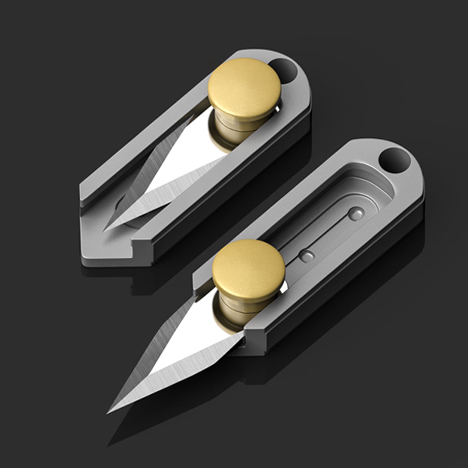 The Microt: Titanium Keychain Knife – JimmyTronic Industries L.L.C.