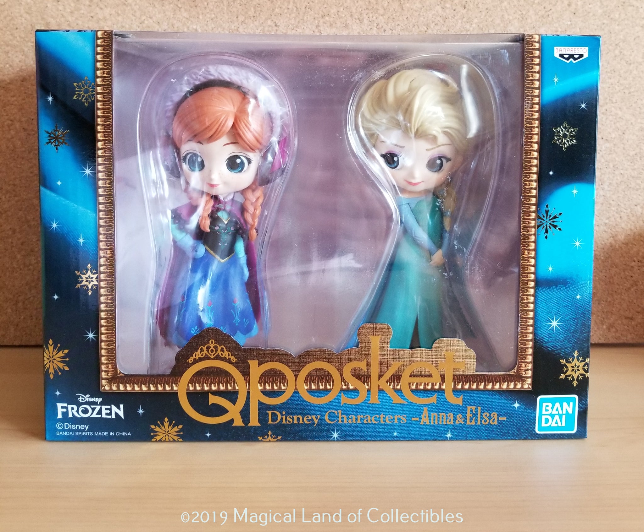 Frozen Queen Elsa And Princess Anna Q Posket Magical Land Of Collectibles