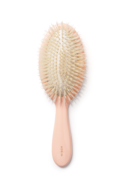 Large Pink Pastel Bristle Brush | Over The Moon