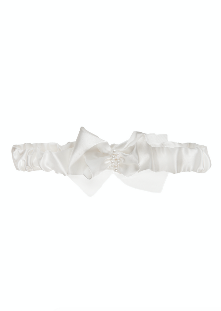 silk bridal garter