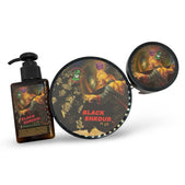 Black Shroud Shaving Soap (Kokum Butter), Serum, and Solid Cologne - by Phoenix Artisan Accoutrements (Used)