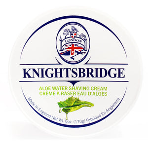 Aloe Water Shaving Cream (6oz) - by Knightsbridge - Murphy and McNeil