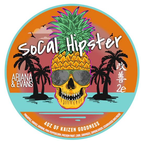 SoCal Hipster Shaving Soap (Kaizen 2e) - by Ariana & Evans