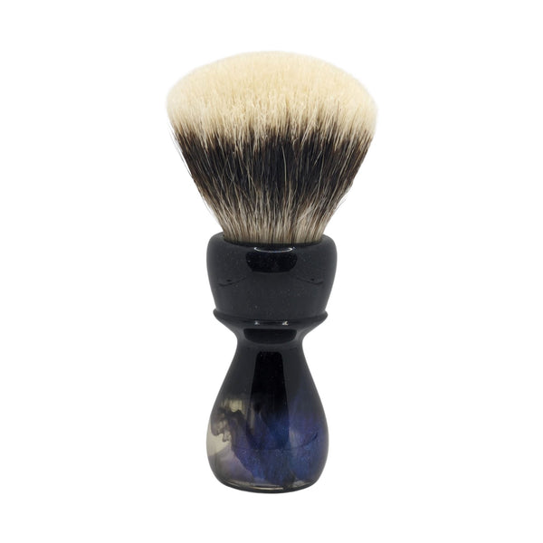 4125/3 Black Handle 2 Band Shaving Brush (28mm) - by H.L. Thater (Pre-