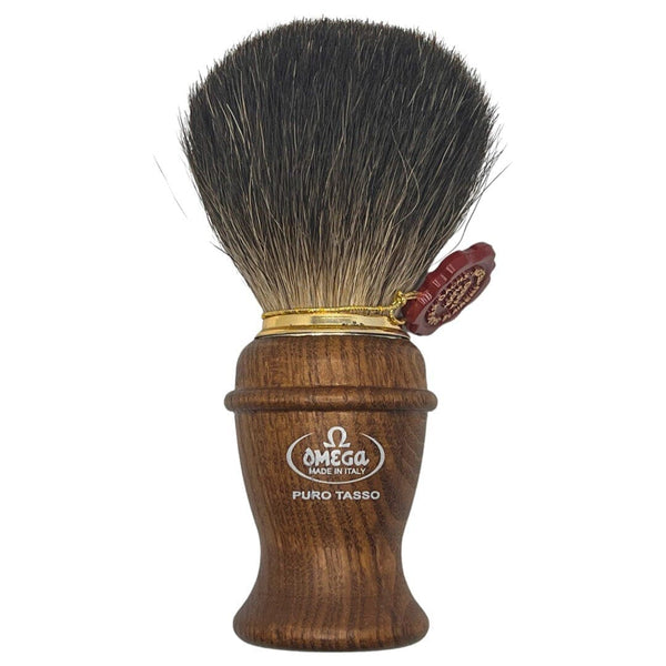 4125/3 Black Handle 2 Band Shaving Brush (28mm) - by H.L. Thater (Pre-