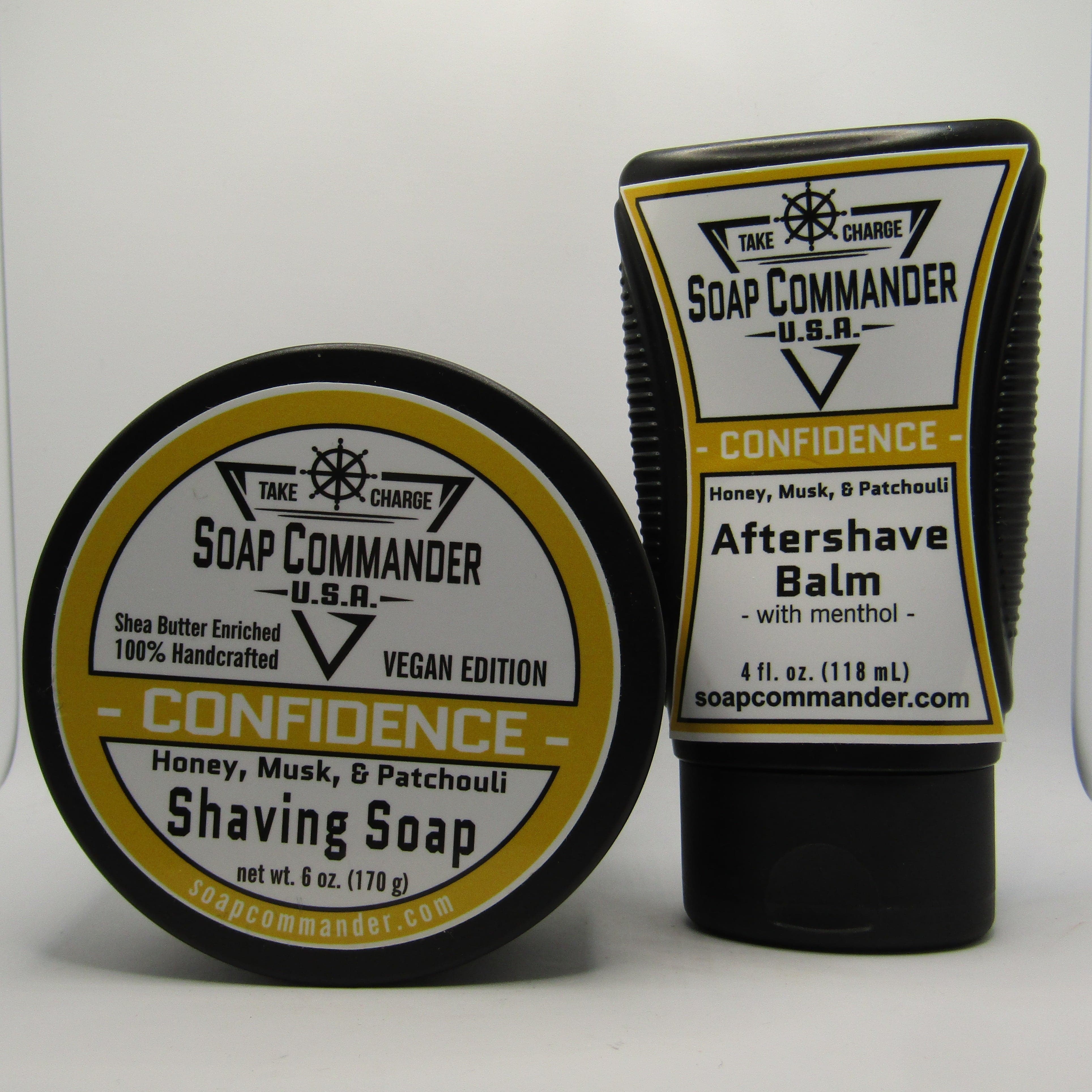Confidence Shaving Soap and Balm - by Soap Commander (Pre-Owned)
