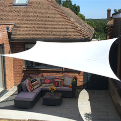 Shade Sail White Waterproof Sun Sail Garden