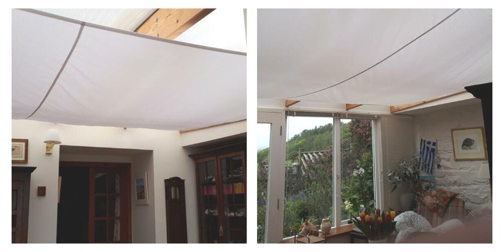 Clara Shade Sails - customer feedback and tips for conservatories and sunrooms