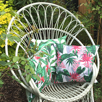 Clara Shade Sail waterproof tropical garden cushion covers