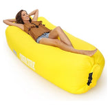 COVACURE Inflatable Sofa -190 * 90cm Anti Leakage Inflatable Couch, 330 LBS Capacity Portable Camping Sofa with Carry Bag For Camping Outdoor Beach