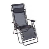 Oypla Folding Reclining Garden Deck Chair Sun Lounger Zero Gravity