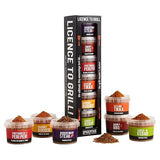 SPICENTICE Herbs & Spices Seasoning Set - 100% Pure & Natural - Salt & Sugar Free - The Ultimate Multi-Use Spice Rub Selection for General Cooking & BBQ - Also a Delicious Cooking Gift