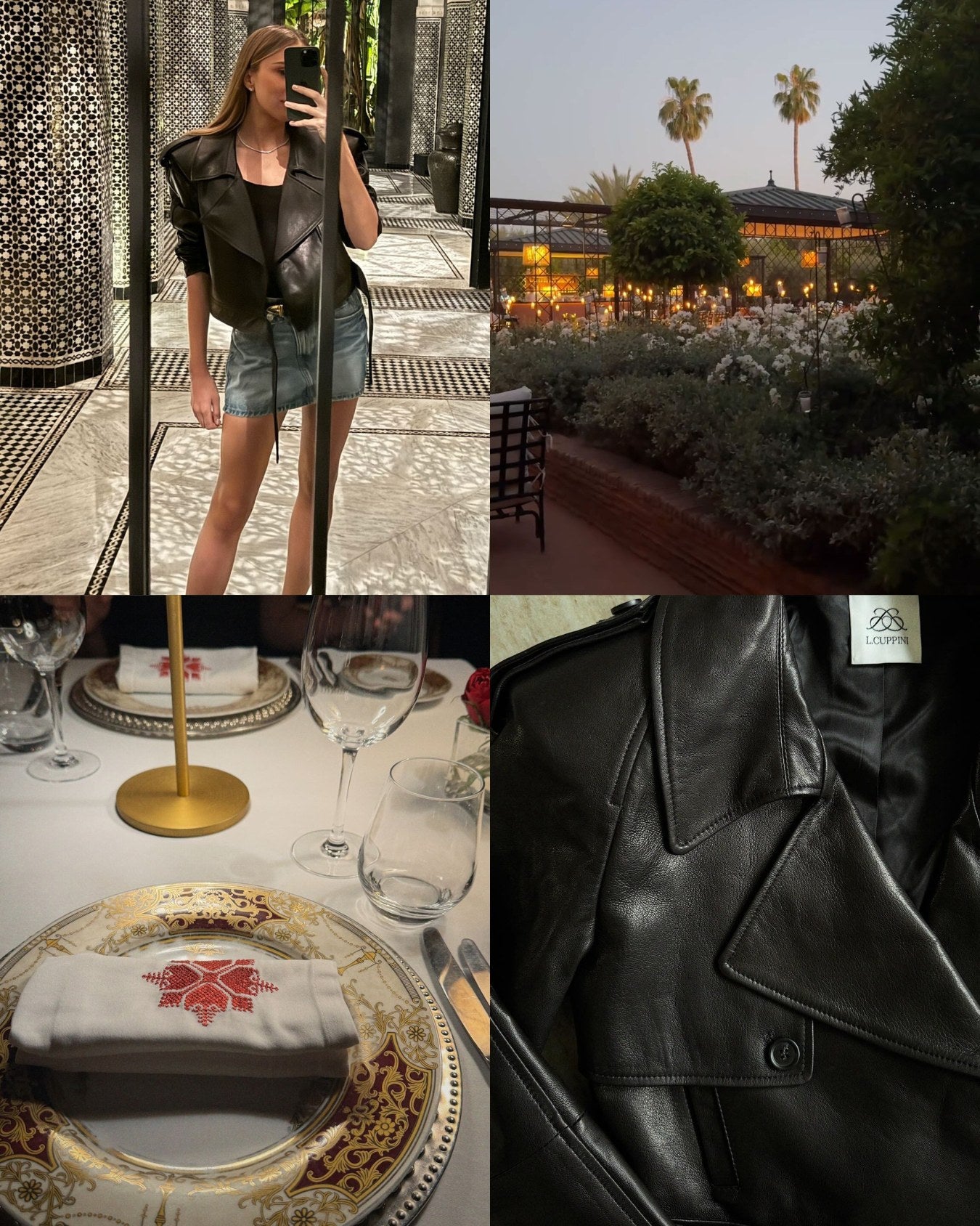 Daria Oversized Leather Jacket