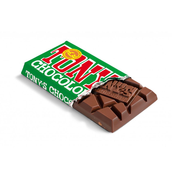 Tony's Chocolonely 180g Milk Chocolate Hazelnut