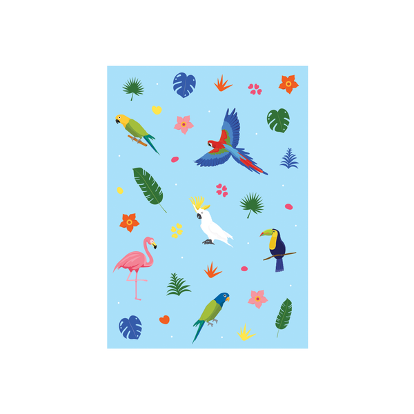 eminentd Animal Pattern Card Tropical