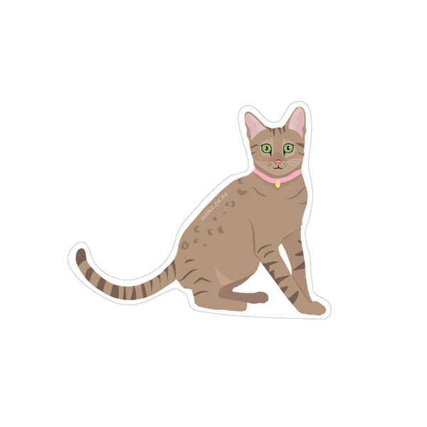 eminentd Fun Size Sticker Cat Tabby