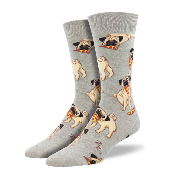 Socksmith Socks Men's Mans Best Friends Grey