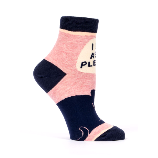 Blue Q Socks Women's Ankle Socks I Do as I Please