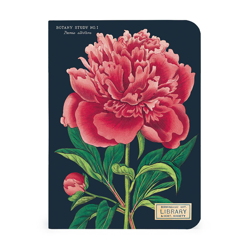 Cavallini Mini Notebook Botany Lined