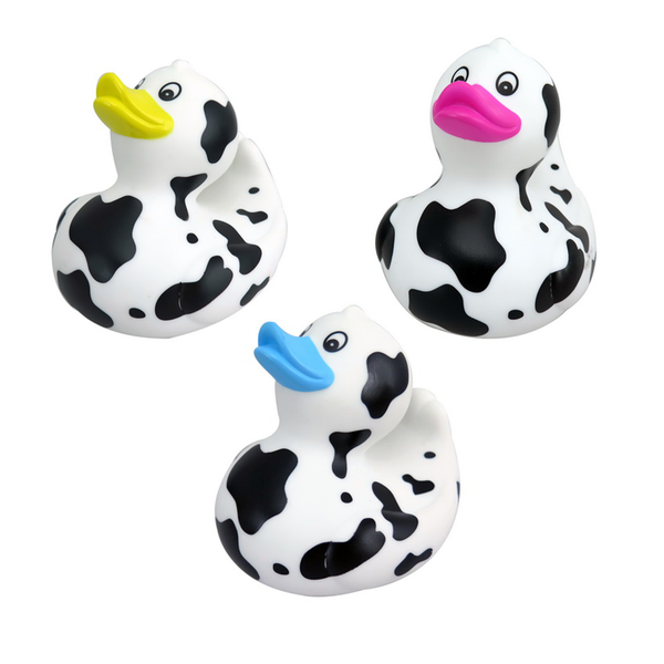 Antics Bath Duck Cow Pattern Assorted